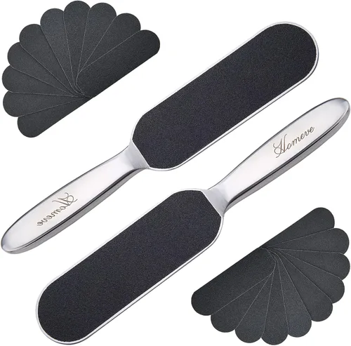 Miniatura 9 de Lima de pedicura profesional para pies – Reutilizable de acero inoxidable agrietado callos de la piel removedor de callos