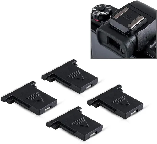 4 piezas de tapa protectora de zapata caliente para cámara Canon EOS R100 R5 R6 R RP M50 M5 DSLR EOS 1D 1DX 1Ds Series, 5D Mark IV III II 5DS 5DSR
