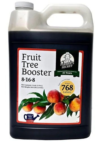 Miniatura 7 de Farmer's Secret Fertilizante potenciador de árboles frutales (8 onzas), súper concentrado y rico en fósforo, formulado para todos los árboles