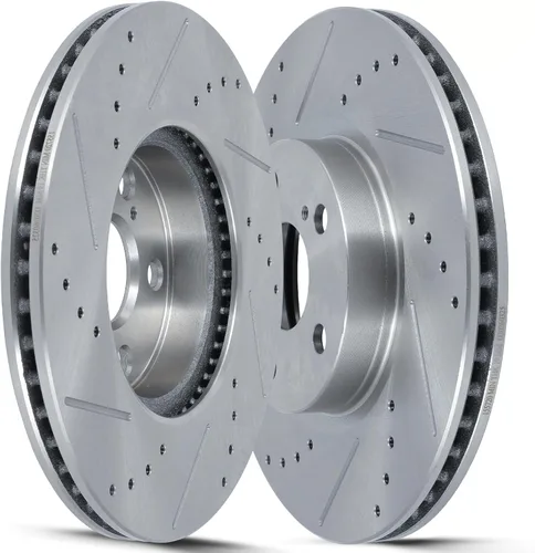 Miniatura 38 de SCITOO Rear Brake Rotors For Honda For CR-V 2002-2004 Drilled & Slotted Disc Brakes Rotors Replacement:31304