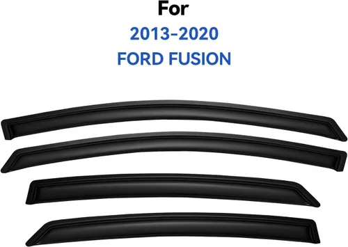 Miniatura 2 de Visores para ventanas y protectores contra la lluvia para Ford Fusion 2013, 2014, 2015, 2016, 2017, 2018, 2019, 2020, Deflectores de viento