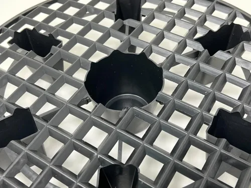 Miniatura 6 de Elevadores de Macetas Naturales de 13 Pulgadas para Plantas de Interiores y Exteriores, Soporte para Macetas de Tela de Plástico, Bandeja Elevadora