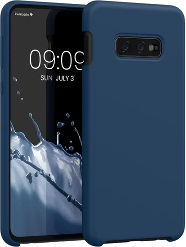 Miniatura 324 de kwmobile Funda compatible con Samsung Galaxy S22 - Funda de silicona TPU con acabado suave - Blue Reef