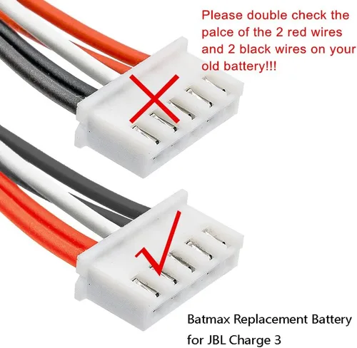 Miniatura 3 de Batmax Nueva batería de 3.7 V 7200 mAh GSP1029102A para JBL carga 3 altavoz Bluetooth portátil