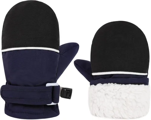 Miniatura 49 de Urban Virgin Guantes de invierno para bebés y niños pequeños, con forro polar, cálidos, impermeables, guantes de nieve para niños y niñas