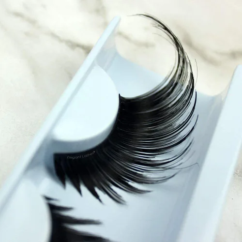 Miniatura 4 de Elegant Lashes QUEENIE Halloween Pride Rainbow colorido desfile pestañas postizas (negro)
