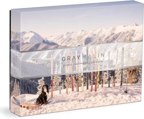 Miniatura 5 de Galison Gray Malin - Rompecabezas de 2 caras, The Beach, 500 piezas, 24 x 18 pulgadas, rompecabezas de doble cara con obras de arte vibrantes