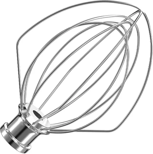 Miniatura 8 de K45WW - Accesorio de acero inoxidable de 6 alambres para batidora KitchenAid con cabezal inclinable, cuenco de 4.5 a 5 cuartos de galón, repuesto