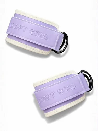 Correas de tobillo para mujer con máquina de cables - Ajustable (par) con anillo en D para patadas de glúteos, rizos de piernas, empujes de cadera -