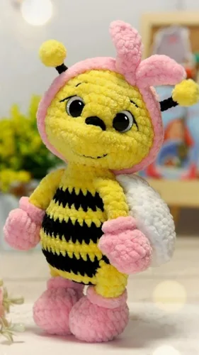 Miniatura 7 de Estako Manta de felpilla de terciopelo amigurumi para tejer y tejer, súper voluminosa, 3.53 oz (132 yardas) (1710 - naranja)