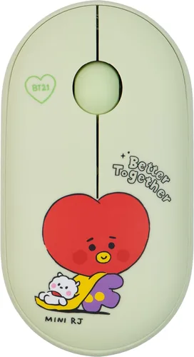 Miniatura 11 de Hamee BT21 My Little Buddy Series Mouse [Ratón de computadora inalámbrico lindo] [Ratón nano silencioso para oficina de cumpleaños] [BT21 Mouse] Koya