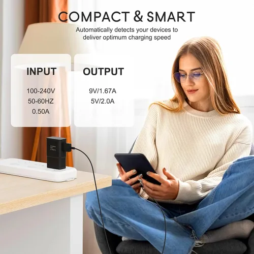 Miniatura 7 de Samsung Adaptador de carga rápida adaptable Bloque de carga rápida Enchufe de carga rápida para Samsung Galaxy S26/S26 Ultra/S25/S25 Ultra/S24/S24