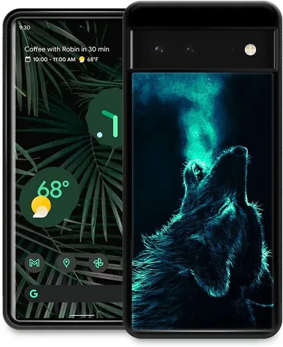 Miniatura 28 de ZHEGAILIAN Funda compatible con Google Pixel 7, diseño de esqueleto de encaje gótico victoriano, diseño de esqueleto de silicona suave, TPU