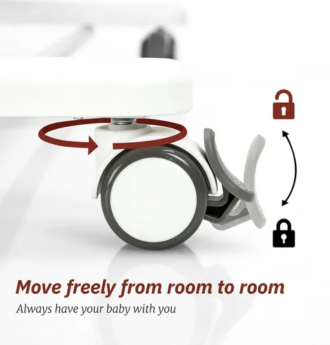 Miniatura 7 de VaVaSoo Moisés Mecedor para Bebé, Moisés Eléctrico Automático de Cabecera, Cuna de Cabecera para Bebé con 5 Alturas Ajustables para Infantes de 0-6