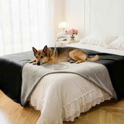 Miniatura 17 de Manta impermeable para perros pequeños, a prueba de fugas, manta reversible para sofá, cama, protector de muebles lavable a máquina, 25 x 35