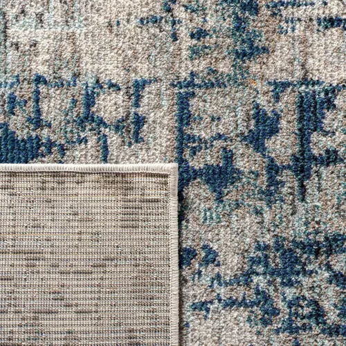 Miniatura 31 de SAFAVIEH Colección Madison - Alfombra de acento 2'2" x 4', negro y dorado, diseño abstracto moderno, no desprende pelusa y fácil cuidado, ideal