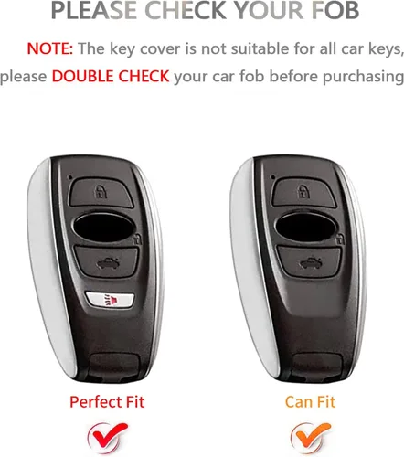 Miniatura 2 de OFFCURVE Key Fob Cover for Subaru, Soft TPU Car Key Protective Case Cover for Subaru CrossTrek Ascent Forester Outback WRX Ascent BRZ Impreza Legacy