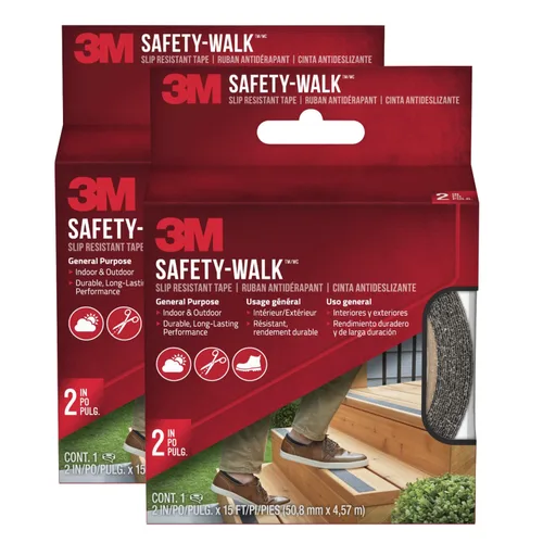 Miniatura 11 de 3M Cinta antideslizante Safety-Walk, 4 pulgadas x 15 pies, cinta antideslizante, se adhiere sin arrugas, curvatura, desgarros, encogimiento