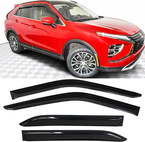 Miniatura 13 de Viseras laterales adhesivas para ventana de lluvia, deflectores de ventilación para Toyota RAV4 2019 2020 2021 2022, 4 piezas teñidas de humo