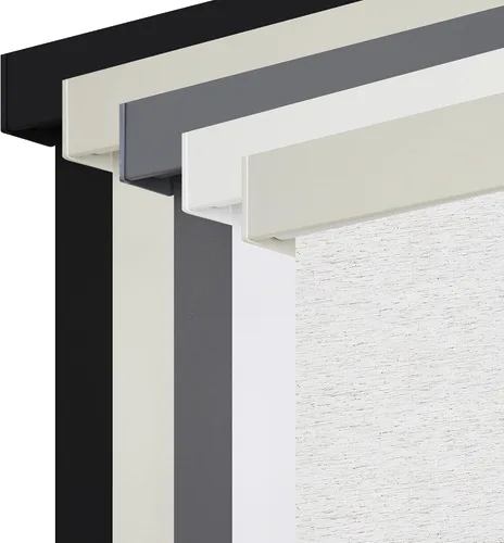 Miniatura 17 de SUNOFF Persianas Enrollables Opacas Inalámbricas para Ventanas de Parada Libre, Bajar Oscurecimiento de Habitación con Cenefa, Persianas de Tela