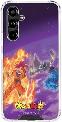 Miniatura 16 de Skinit Funda transparente compatible con Galaxy A54 5G – Diseño oficial de Dragon Ball Super Goku Vegeta Super Ball Azul - DBZSPR02