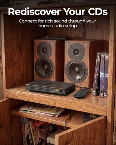 Miniatura 6 de Reproductores de DVD para TV con HDMI, reproductores de DVD que reproducen todas las regiones, reproductor de DVD simple con fácil funcionamiento