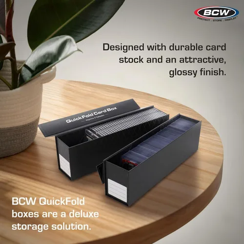 Miniatura 5 de BCW QuickFold® Cajas de almacenamiento de tarjetas para imanes y Toploaders - Paquete de 9 Caja porta tarjetas de intercambio con cierre magnético