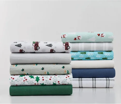 Miniatura 11 de TRULY SOFT Bristol - Juego de sábanas de franela de algodón múltiple de 3 piezas, diseño a cuadros, para hombres y mujeres, certificado Oeko-TEX