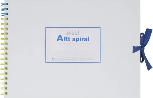 Miniatura 14 de Maruman S310-05 F0 Art - Cuaderno de bocetos en espiral, papel de dibujo grueso, negro, 24 hojas