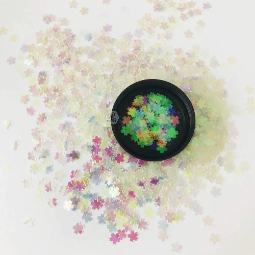 Miniatura 7 de PrettyG Paquete de 0.35 oz/paquete – Sakuras lentejuelas purpurina – Festival Rave belleza maquillaje cara cuerpo uñas arte decoración C03