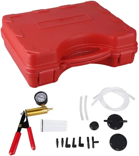 Miniatura 3 de GOTOTOP Kit de probador de bomba de vacío de mano, probador de bomba de vacío, juego de purga de frenos, herramienta probador de bomba de presión
