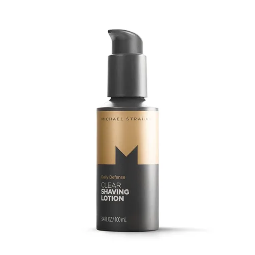 Loción de afeitado transparente de Michael Strahan | Cuidado de la piel para hombres para piel seca y sensible | Gel de afeitado hidratante | 3.4