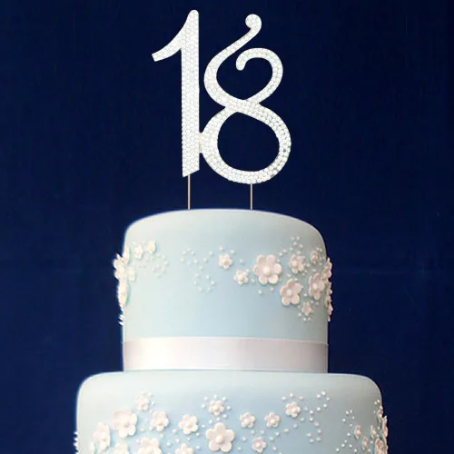 Miniatura 4 de Scotamalone 18 gemas de diamantes de imitación de alta calidad para decoración de tartas
