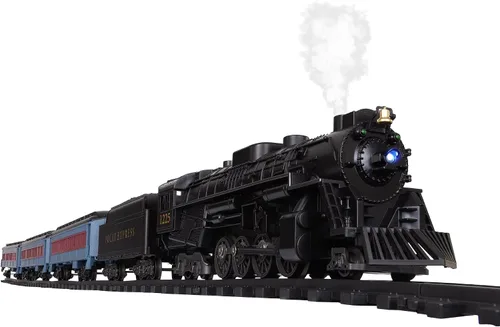 Miniatura 3 de Lionel El Expreso Polar Juego de Tren Batería Escala O con Control Remoto, Locomotora, Vagones de Tren y Pista con Sonidos Auténticos de Tren, Luces