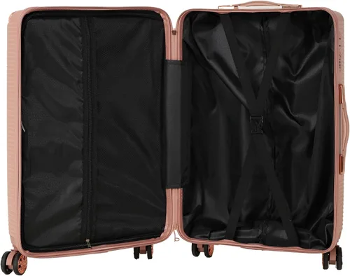 Miniatura 205 de Merax Equipaje, maleta extensible rígida con ruedas giratorias ligeras, Negro -, 40/48/52