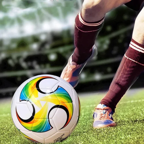 Miniatura 5 de Balón de fútbol ABAJI tamaño 3, 4, 5 para niños, niños pequeños, juguete, regalo, patrón colorido, práctica, entrenamiento, para niños y niñas, Azul