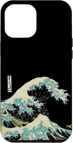 Miniatura 24 de Funda japonesa Kanagawa para iPhone 13 Pro Max The Great Wave
