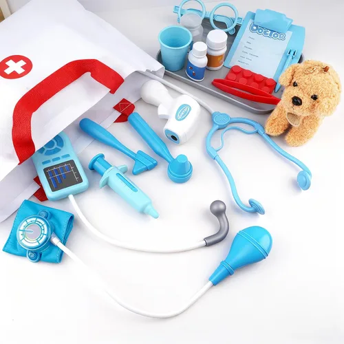 Miniatura 4 de Kit médico para niños pequeños de 3 a 5 años – Juego de juguetes veterinarios para niños de 3 a 4 años, kit médico de juego de simulación con perro