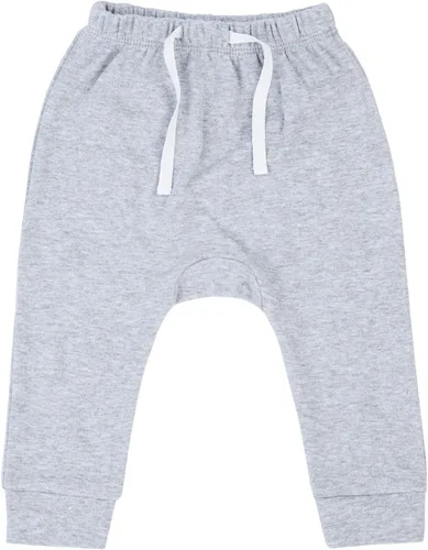 Miniatura 3 de SOBOWO Paquete de 3 pantalones deportivos para bebé recién nacido, harén de algodón, para niños y niñas, 0-3T entrelazados, 195 GSM