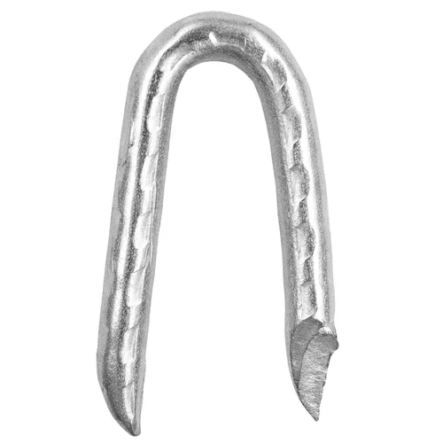 Miniatura 5 de OMOTOOL Grapas galvanizadas para cercas de alambre (260 unidades), juego de clavos de herradura de alambre de pollo, fija de forma segura la malla