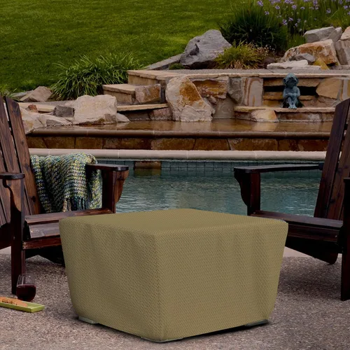 Miniatura 5 de Covers & all Funda cuadrada para hoguera con elástico, tela transpirable Duro Pro no tejida de 160 GSM, impermeable, resistente a los rayos UV y a