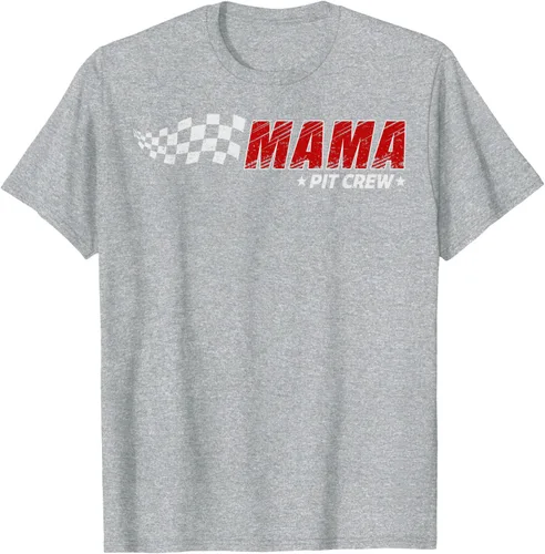 Miniatura 51 de Mama Pit Crew Race Car Birthday Family Matching Pit Crew Camiseta