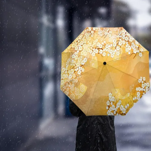 Miniatura 3 de DHDM Beach Umbrella Outdoor Adults Printed Rain Umbrella for Men Kids Parasol