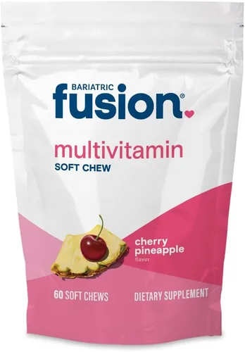 Bariatric Fusion Multivitamínico bariátrico suave con sabor a fruta de cereza y piña para pacientes poscirugía bariátrica, incluyendo derivación