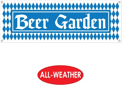 Miniatura 3 de Cartel de jardín de cerveza Banner Party Accesorio (1 unidad) (1/Pkg)