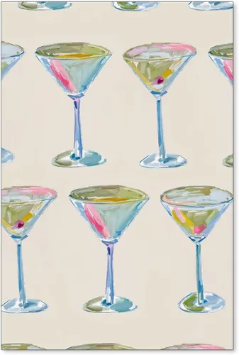 Miniatura 24 de Pósteres vintage de Martini rosa a la moda, cócteles, bebidas alcohólicas, impresiones artísticas de pared para el hogar, apartamento, cocina, bar