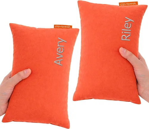 Miniatura 28 de Almohada de microfibra Pipsqueak - Pequeña, Mini, Pequeño - 27.9 x 17.8 cm - Perfecta para viajes, autos, aviones, camping, perros, niños pequeños