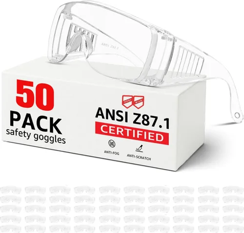 Miniatura 13 de Ansi Z87.1 Ansi Z87.1 - Gafas de seguridad antivaho para hombres y mujeres, gafas de laboratorio resistentes a arañazos e impactos, gafas