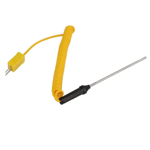 Miniatura 11 de Sensor de temperatura de termopar tipo K con funda de acero inoxidable y mango aislado Medición precisa de -58.0 °F a 932.0 °F para monitoreo
