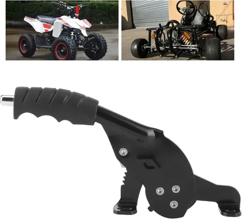 Miniatura 2 de Qiilu Palanca de freno delantera, manija universal, palanca de freno frontal, freno de mano, apto para Kart ATV Moto Tercera Rueda Vehículo Eléctrico